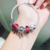 Pandora Rose Dream Catcher New Arrival! Red faceted glass, Love round bead, smiling lip charm, beautifully symbolic dream catcher pendant
