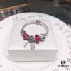 Pandora Rose Dream Catcher New Arrival! Red faceted glass, Love round bead, smiling lip charm, beautifully symbolic dream catcher pendant