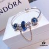 Pandora Pandora Brilliant Blue Heart Chain New Arrival!