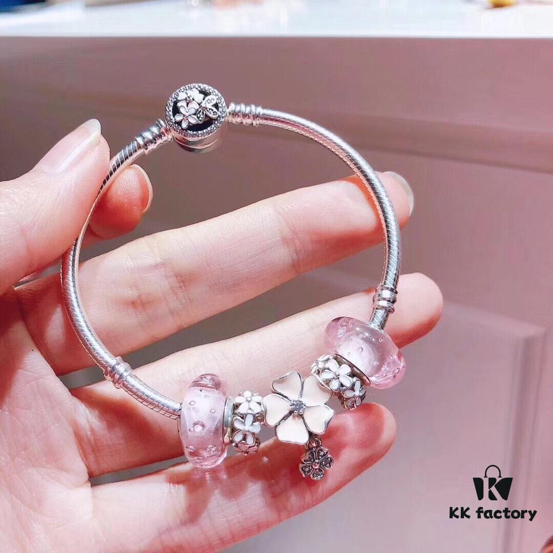 Pandora Pink Bubble Flower Limited Edition! Premium Craftsmanship with Authentic Materials, Perfect Replica of Official Store Quality