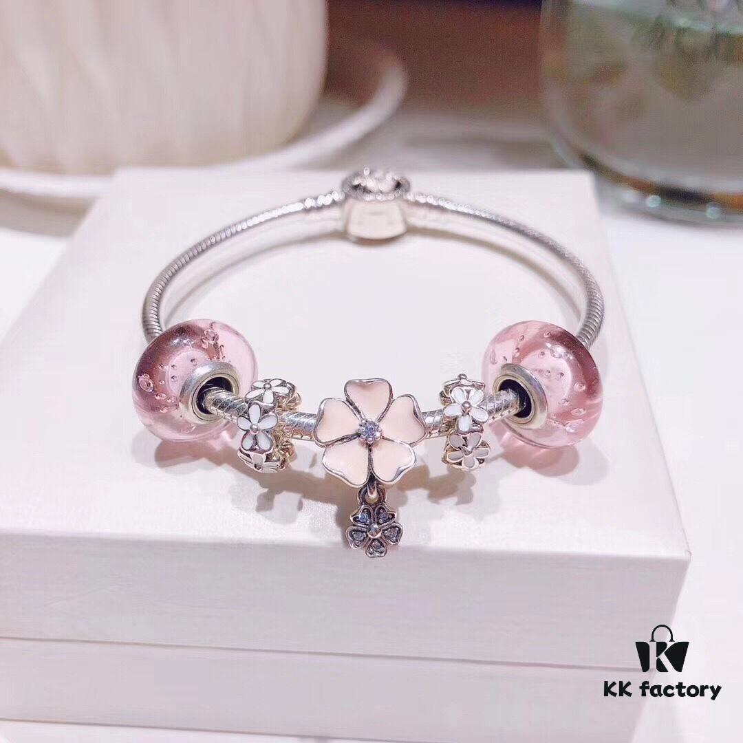 Pandora Pink Bubble Flower Limited Edition! Premium Craftsmanship with Authentic Materials, Perfect Replica of Official Store Quality