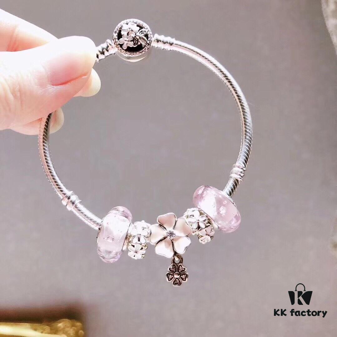 Pandora Pink Bubble Flower Limited Edition! Premium Craftsmanship with Authentic Materials, Perfect Replica of Official Store Quality