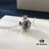 O-Shaped Ocean and Crown Star Pendant Necklace, Pandora Style