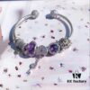 Pandora Pandora Purple Heart Key 🔑 New Arrival! Made with Counter Material for One-to-One Perfect Craftsmanship, Quality Rivals Official Stores!