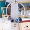 Pandora Pandora Brilliant Blue Ice Crystal New Arrival! Made with counter materials, one-to-one perfect craftsmanship, quality comparable to official counter!