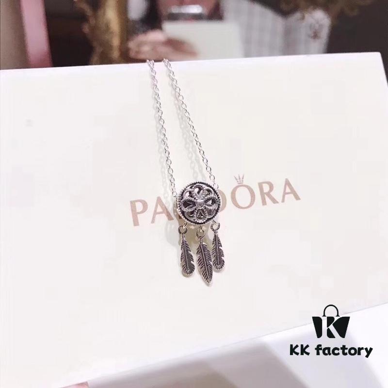Xiaohongshu Bestseller! [Authentic Purchase Level] Pandora Dreamcatcher New Necklace