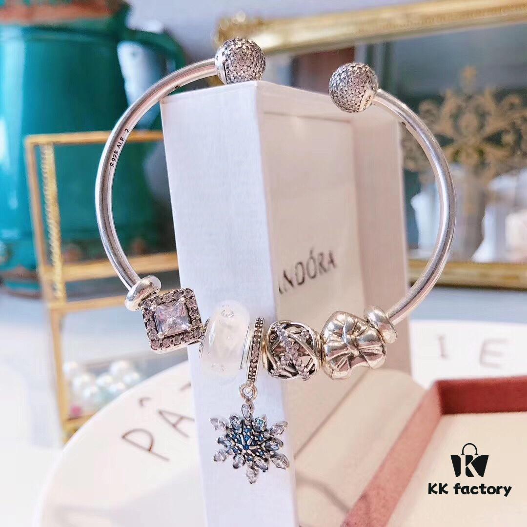 Pandora White Bubble New Arrival! Premium Craftsmanship with Store-Quality Materials, Exquisitely Designed to Match Authentic Counter Products