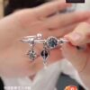Pandora Li Jiaqi Same Style New Open Bangle Bracelet