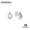 Pandora 👑 New Crown Bracelet and Stud Earrings Set