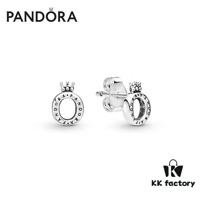 Pandora 👑 New Crown Bracelet and Stud Earrings Set