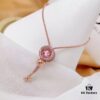 Pandora Official Website Blossoming Peach Blossoms Sparkling Bracelet