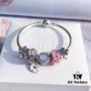 Pandora Pink and Purple Two-Tone Flower Shiny Daisy New Arrival! Crafted with authentic boutique materials, perfectly replicated in 1:1 quality, comparable to official store standards!