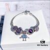 Pandora Bella in Sterling Silver with Purple Enamel and Sparkling Details - Imported Thai Original Design