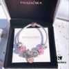 Pandora Pandora Peach Blossom Pink Enamel Flower New Arrival! Made with counter materials, perfectly crafted one-to-one, quality comparable to official store products!