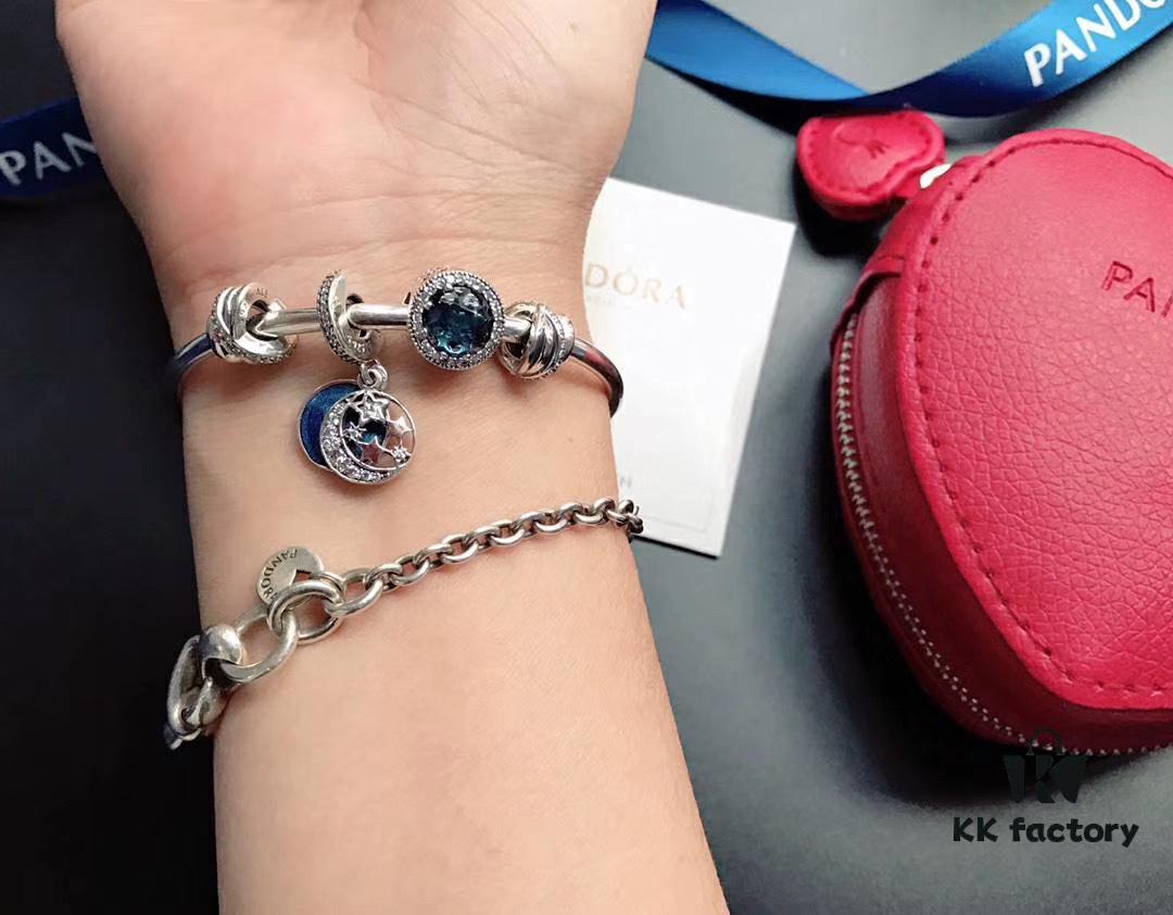 Pandora❄️ New Year's New Arrival Recommendation. Proxy Purchase Level Customizable Bracelet with 925 Sterling Silver, Imported Rhinestones (Eight Hearts and Eight Arrows), Full Weight and Quantity, Handcrafted Setting, Synthetic Cubic Zirconia, Enamel