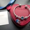 Pandora❄️ New Year's New Arrival Recommendation. Proxy Purchase Level Customizable Bracelet with 925 Sterling Silver, Imported Rhinestones (Eight Hearts and Eight Arrows), Full Weight and Quantity, Handcrafted Setting, Synthetic Cubic Zirconia, Enamel