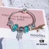 Pandora Night Glow Mint Dreamcatcher New Arrival! Crafted with authentic boutique materials, perfectly replicated to match retail quality. Features glow-in-the-dark mint glass beads, fully diamond-paved daisy flower spacers, lucky coin charm, daisy enamel separators, paired with a meaningful dreamcatcher pendant. Made in S925 silver and comes with official boutique packaging!
