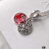 New Arrival Pandora Style Christmas Double Charm with Engraved Santa, Reindeer, Love Peace Joy Design