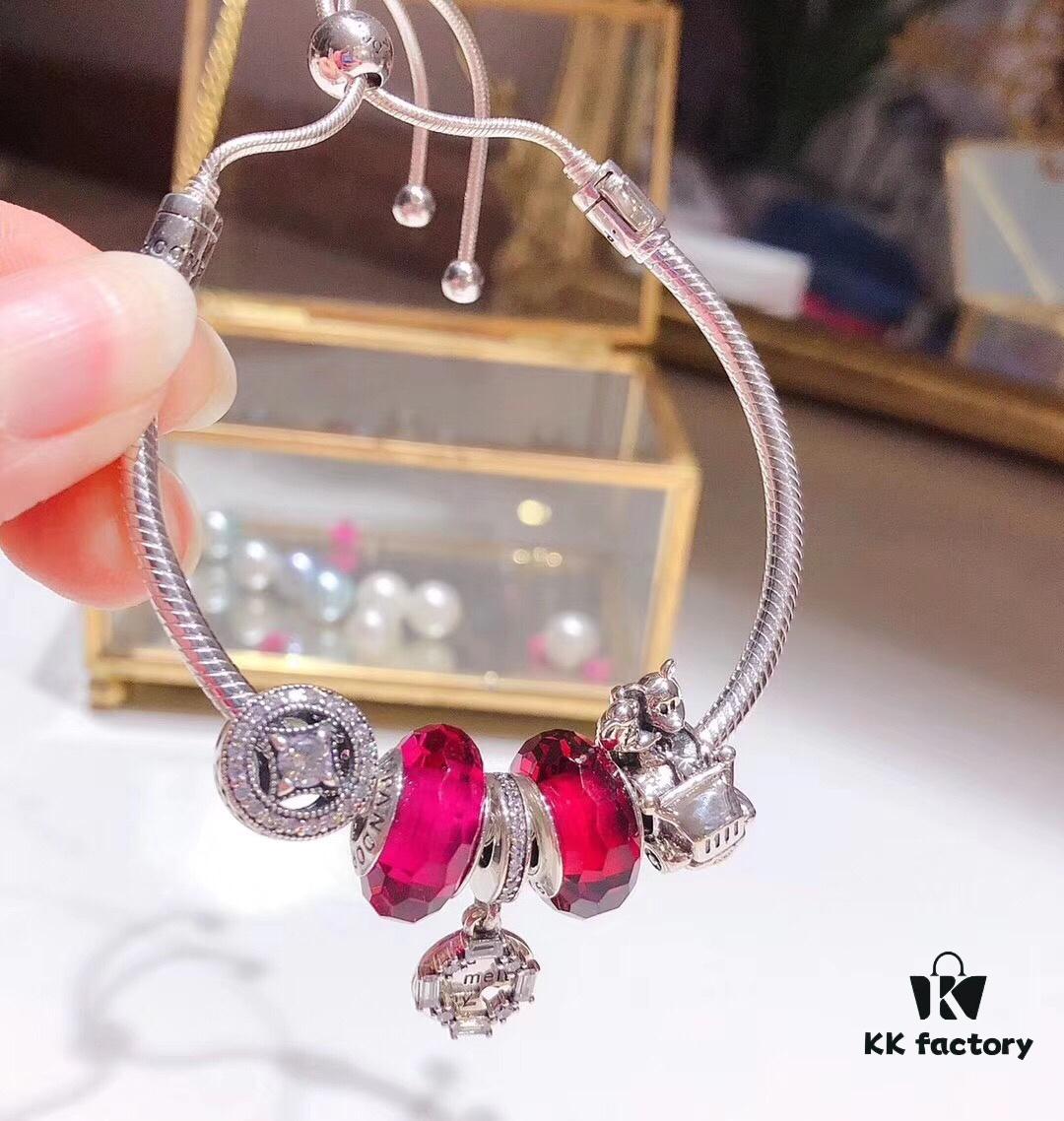 Pandora Rose Red Ice Crystal Sculpture ❄️ New Arrival! High-Quality ZP Material, Exquisite Craftsmanship Comparable to ZP
