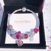 Pandora Pandora Enthusiastic Rose Red Festive Double Happiness New Arrival! Perfectly crafted with one-to-one cabinet materials, quality comparable to official counter products!