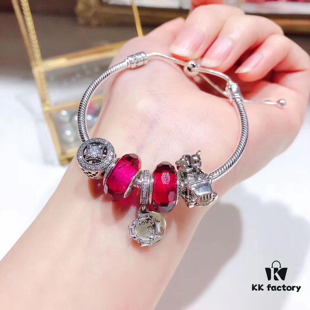 Pandora Rose Red Ice Crystal Sculpture ❄️ New Arrival! High-Quality ZP Material, Exquisite Craftsmanship Comparable to ZP