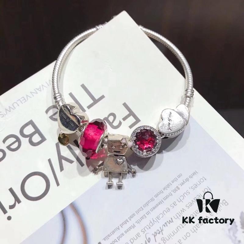 Pandora Enchanted Passionate Pink Bella Valentine's Day New Arrival! 1:1 Perfect Craftsmanship with Store-Quality Materials