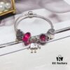 Pandora Enchanted Passionate Pink Bella Valentine's Day New Arrival! 1:1 Perfect Craftsmanship with Store-Quality Materials