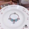 Pandora Night Glow Mint Dreamcatcher Necklace – High-Quality Reproduction with Authentic Materials