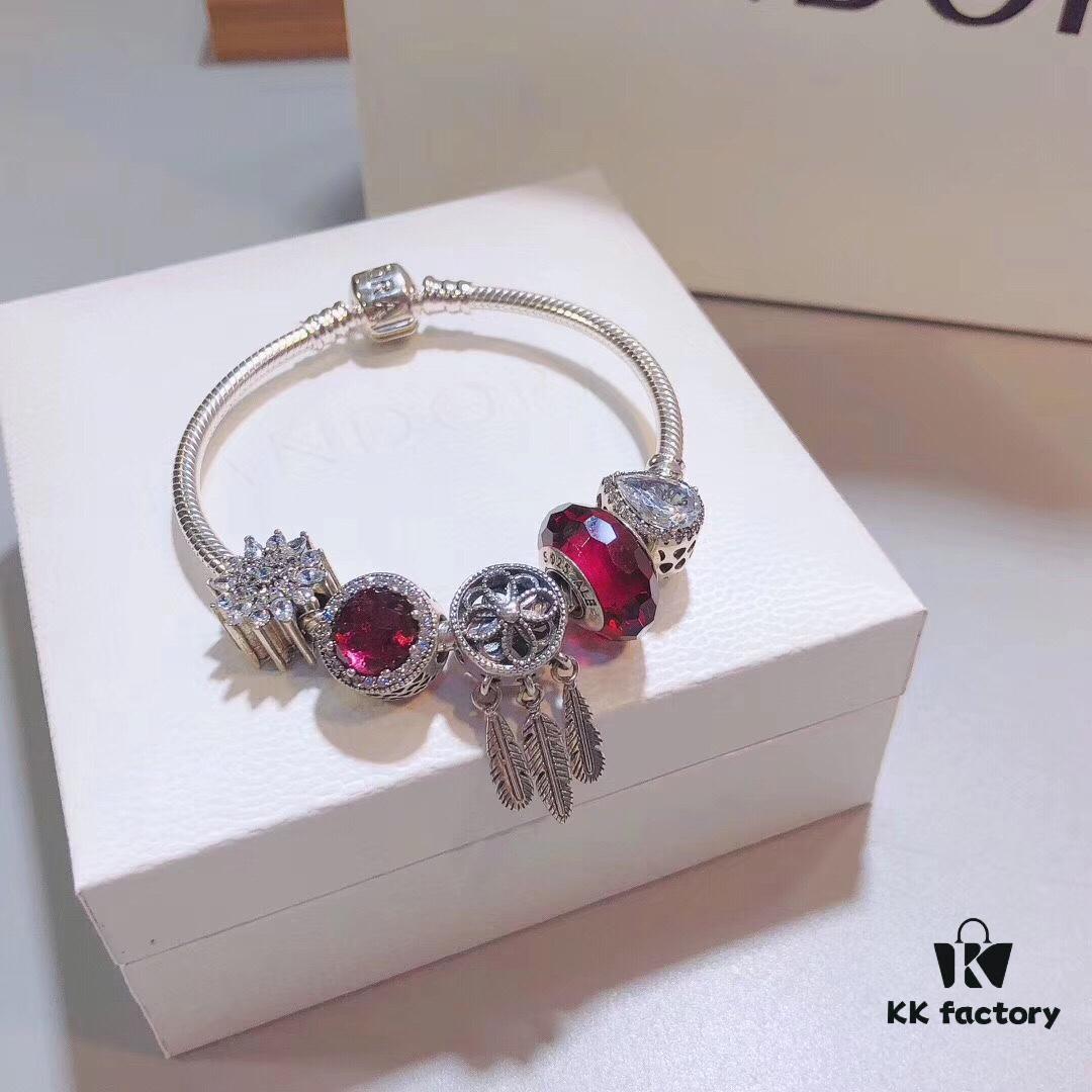 Pandora Dream Catcher in Rose Red - New Arrival, Premium Replica