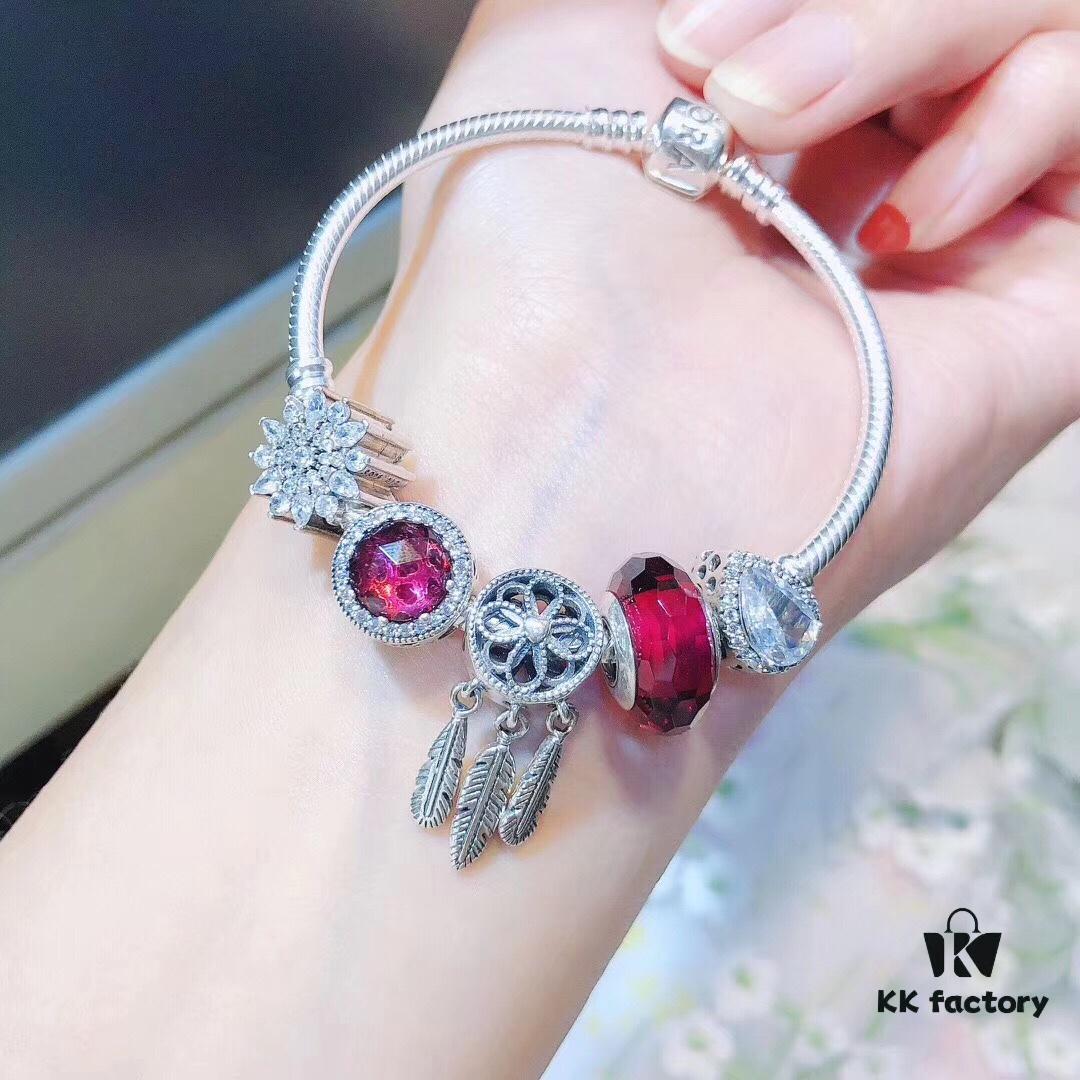 Pandora Dream Catcher in Rose Red - New Arrival, Premium Replica