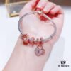 Pandora Rose Shining Heart New Arrival! ZP Material, Exquisite Craftsmanship, Quality Comparable to ZP! Rose Pink Heart with Sparkling Double Hearts, Comes with Packaging!