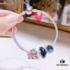 Pandora Enchanted Blue Carriage New Arrival! ZP-Grade Quality, Premium Craftsmanship, Sparkling Deep Blue Faceted Glass, Fairy Tale Carriage Design with Shimmering Navy Blue Heart