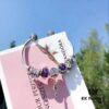 Pandora Pandora Purple Heart Key Pendant 🔑 New Arrival! Made with Counter Material for One-to-One Perfect Craftsmanship, Quality Comparable to Official Stores!
