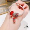Pandora Red Fortune God Pendant - New Arrival, High-Quality Replica with Authentic Materials