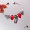 Pandora Bubble Red Sparkle Romantic Dream Catcher New Arrival! High-Quality Replica with Authentic Materials