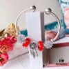 Pandora Bubble Red Sparkle Romantic Dream Catcher New Arrival! High-Quality Replica with Authentic Materials