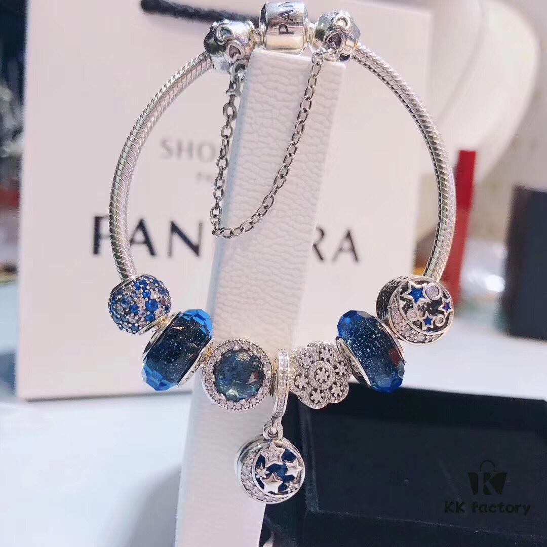 Pandora Pandora Nostalgic Night Sky Blue New Arrival! Perfect 1:1 Craftsmanship with Store Materials, Quality Comparable to Official Counter