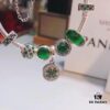 Pandora Fresh Green Clover Lucky Charm - New Arrival, Premium Replica with Authentic Materials