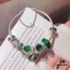 Pandora Fresh Green Clover Lucky Charm - New Arrival, Premium Replica with Authentic Materials