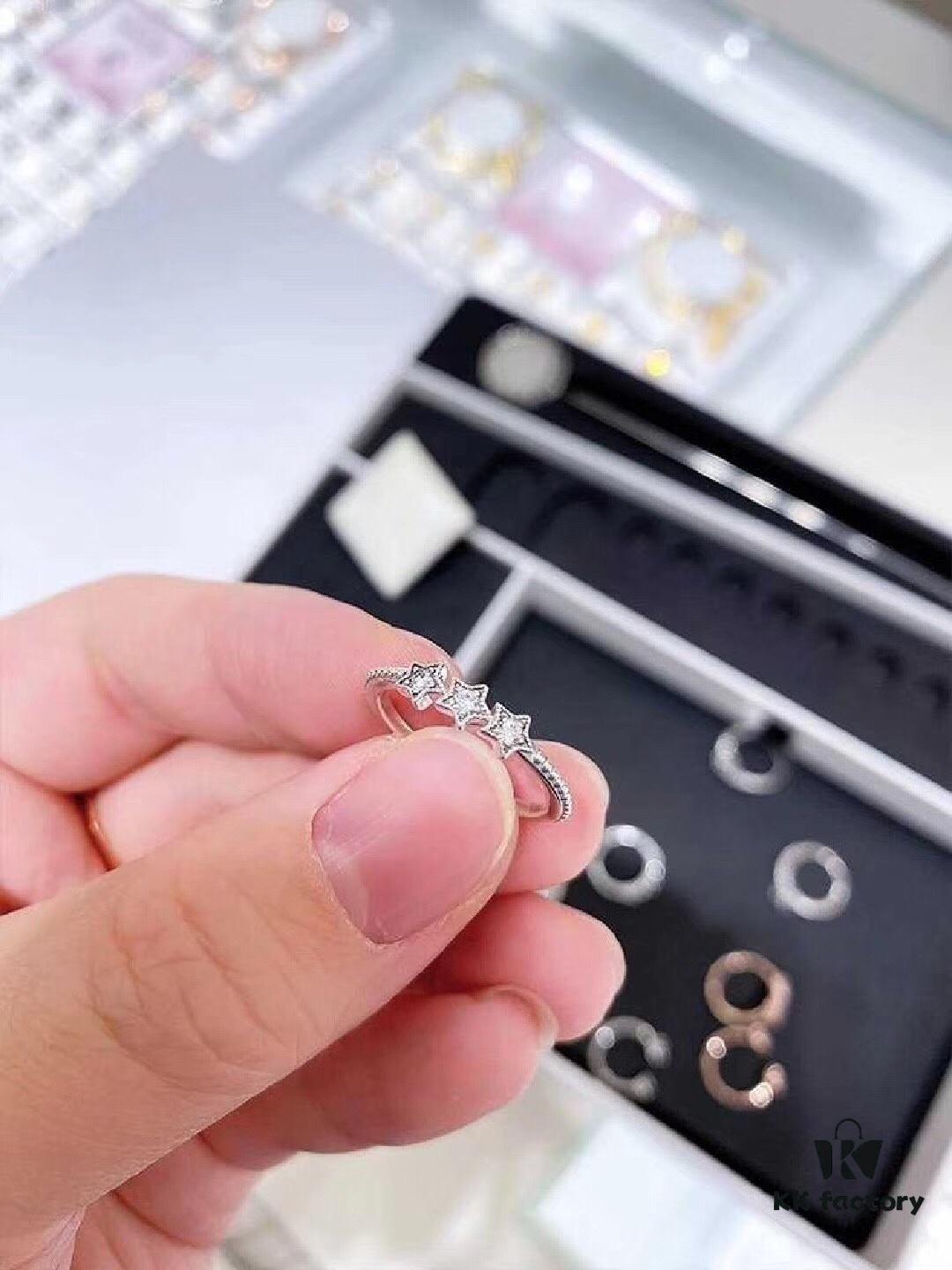 Pandora Latest Celestial Star Bracelet, Nine Stars, Fully Encrusted with Crystals, Adjustable Length