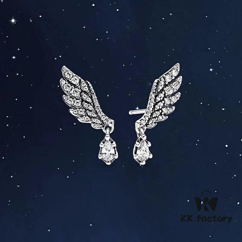 Pandora New Arrival Angel Wings Earrings
