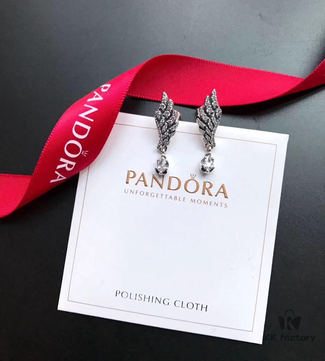 Pandora New Arrival Angel Wings Earrings