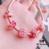Pandora Manman Peach Blossom Series 'Blooming Splendor' Adjustable Bracelet