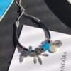 Pandora Dreamcatcher Collection Summer Style ☀ 925 Sterling Silver Bead with Leather Bracelet Strap