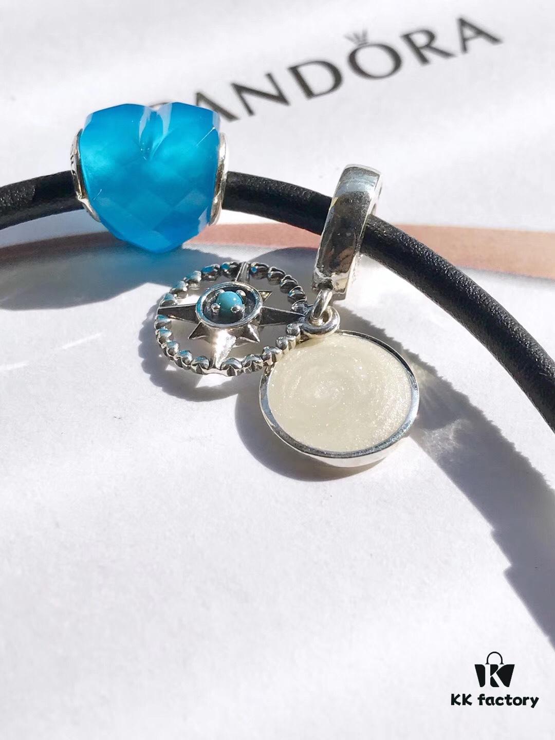 Pandora Dreamcatcher Collection Summer Style ☀ 925 Sterling Silver Bead with Leather Bracelet Strap