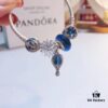 Pandora Blue Hot Air Balloon New Arrival! Premium Craftsmanship with Authentic Materials, Exquisite Cut Glass and Sparkling Rhinestones