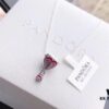 Exclusive 👏 Pandora's Latest 'Red Hot Air Balloon' Necklace Set from Official Website, 925 Silver Hot Air Balloon Charm Adorned with Sweet Pink and White Accents 💕 Symbolizing a Slow-Living Lifestyle and Big, Real Dreams… Exquisitely Enchanting ✨✨