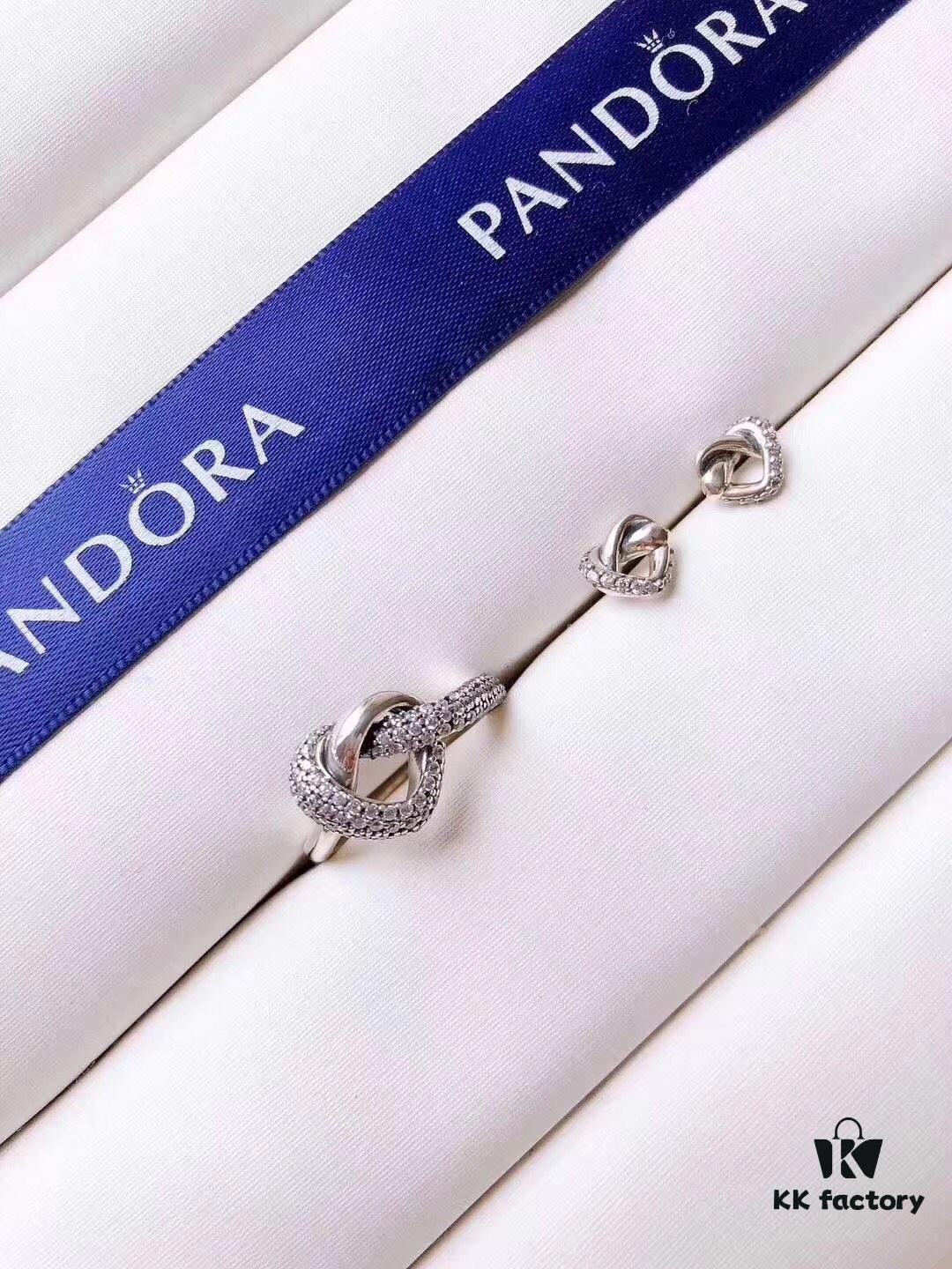 Pandora Ring and Earring Set