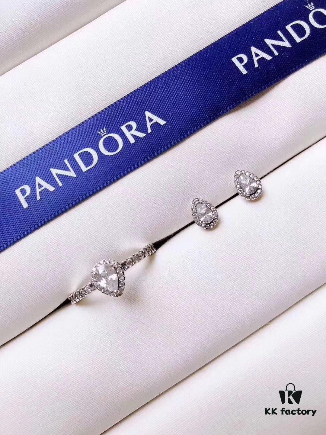 Pandora Ring and Earring Set