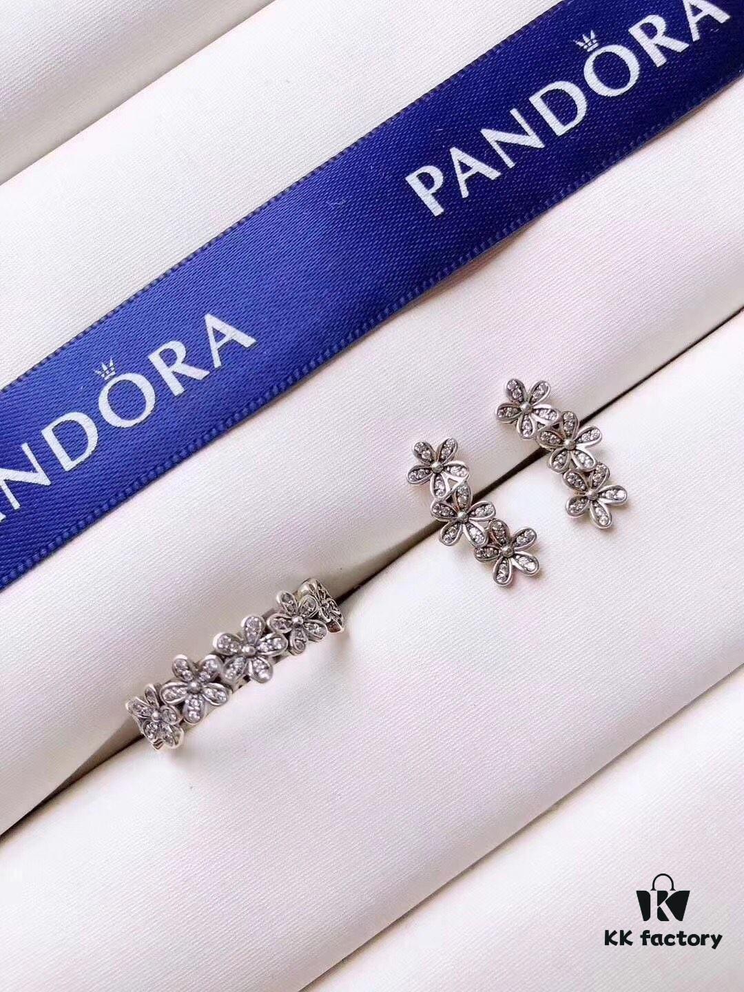 Pandora Ring and Earring Set
